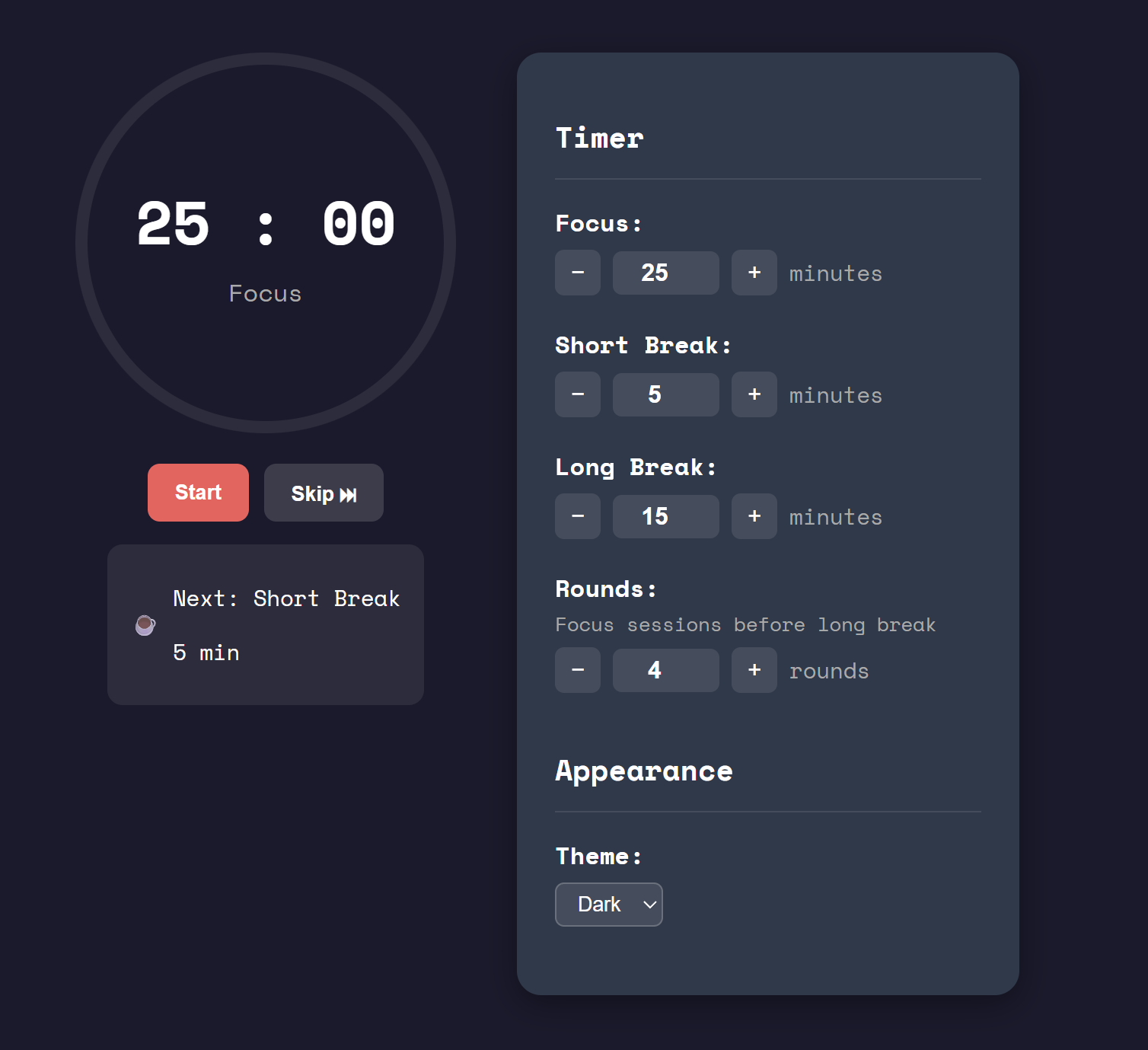 Pommy Pomodoro Timer